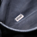 CHANEL Matelasse Pouch Leather Black Gold CC Auth 142115-18