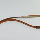 Christian Dior Trotter Canvas Romantic Shoulder Bag PVC Beige Silver Auth 142116-8