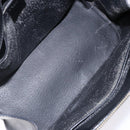 CELINE Macadam Canvas Hand Bag PVC Leather Black Gold Auth 142120-10