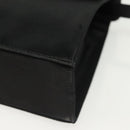 Salvatore Ferragamo Vala Shoulder Bag Satin Black Gold Auth 142122-17