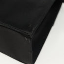 Salvatore Ferragamo Vala Shoulder Bag Satin Black Gold Auth 142122-9