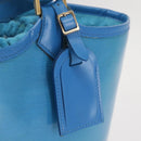 LOUIS VUITTON Epi Plage Lagoon Bay Tote Bag Blue M92470 LV Auth 142128-17