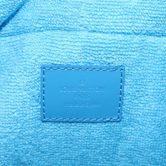 LOUIS VUITTON Epi Plage Lagoon Bay Tote Bag Blue M92470 LV Auth 142128