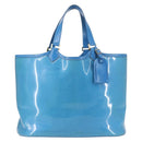 LOUIS VUITTON Epi Plage Lagoon Bay Tote Bag Blue M92470 LV Auth 142128-13