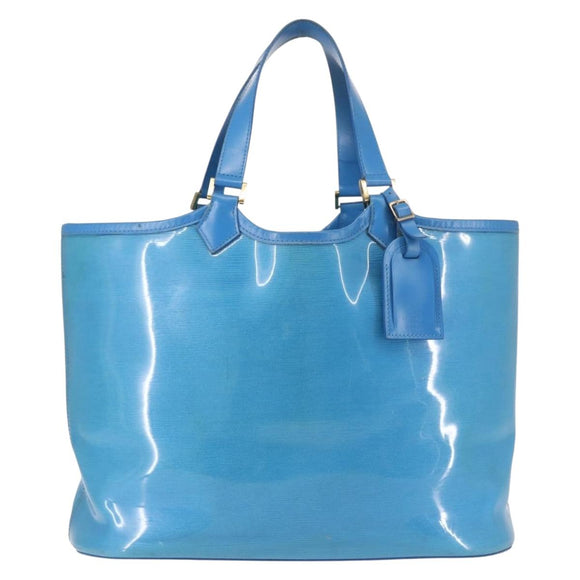 LOUIS VUITTON Epi Plage Lagoon Bay Tote Bag Blue M92470 LV Auth 142128