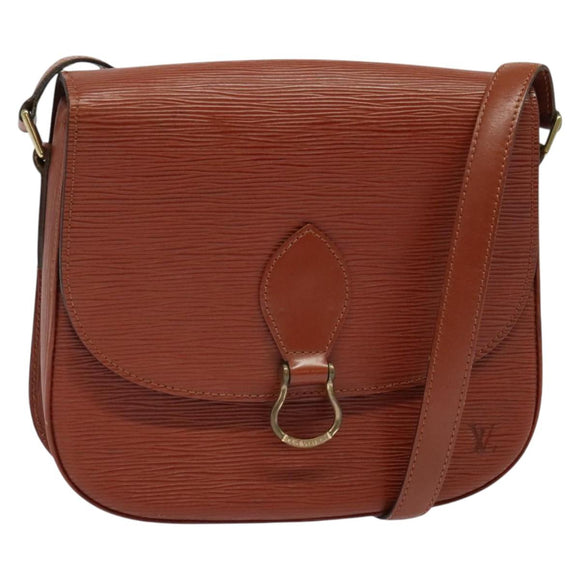 LOUIS VUITTON Epi Saint Cloud GM Shoulder Bag Brown M52193 LV Auth 142130