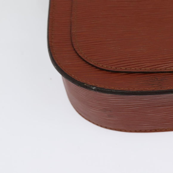 LOUIS VUITTON Epi Saint Cloud GM Shoulder Bag Brown M52193 LV Auth 142130