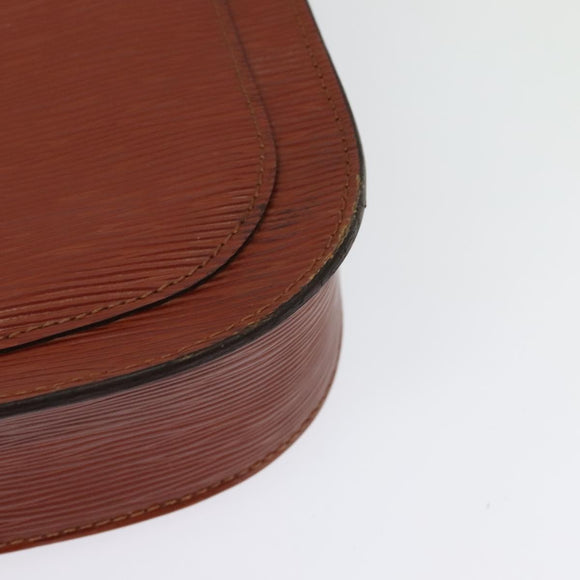 LOUIS VUITTON Epi Saint Cloud GM Shoulder Bag Brown M52193 LV Auth 142130