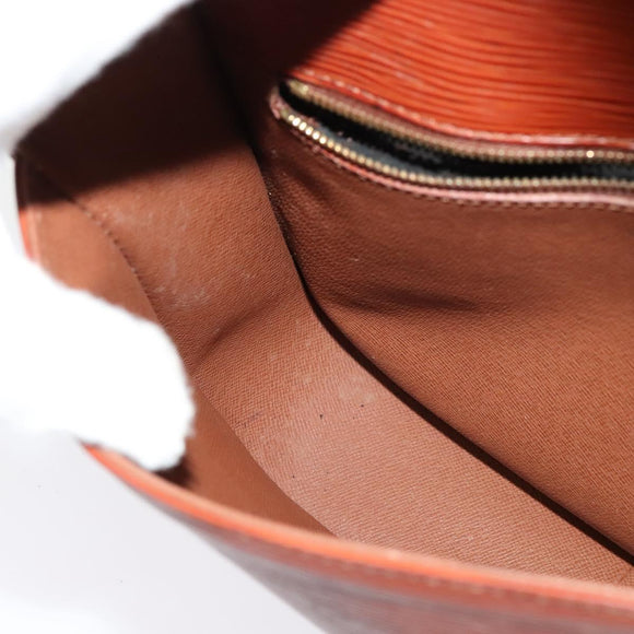 LOUIS VUITTON Epi Saint Cloud GM Shoulder Bag Brown M52193 LV Auth 142130