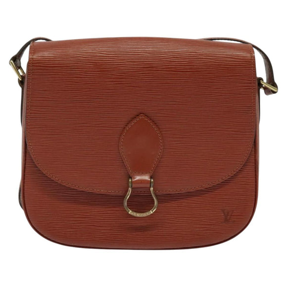 LOUIS VUITTON Epi Saint Cloud GM Shoulder Bag Brown M52193 LV Auth 142130