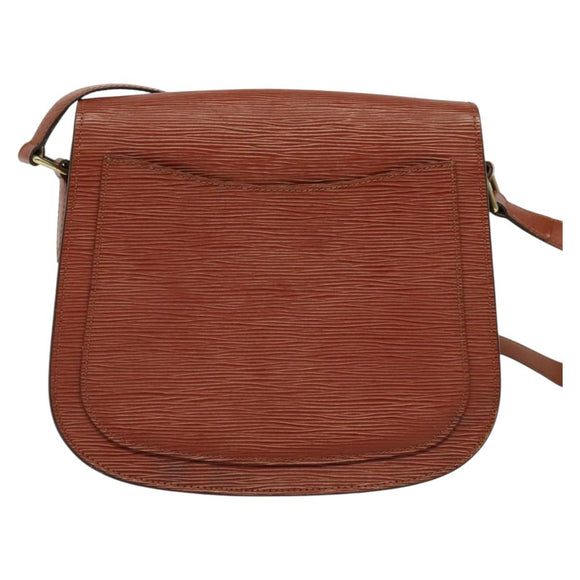 LOUIS VUITTON Epi Saint Cloud GM Shoulder Bag Brown M52193 LV Auth 142130