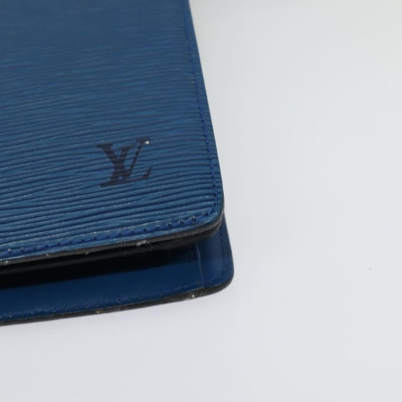 LOUIS VUITTON Epi Capuchin Shoulder Bag Blue M52345 LV Auth 142131