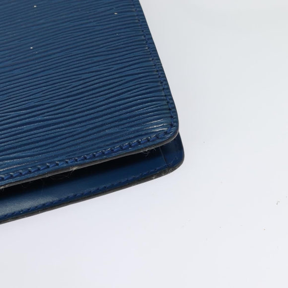 LOUIS VUITTON Epi Capuchin Shoulder Bag Blue M52345 LV Auth 142131