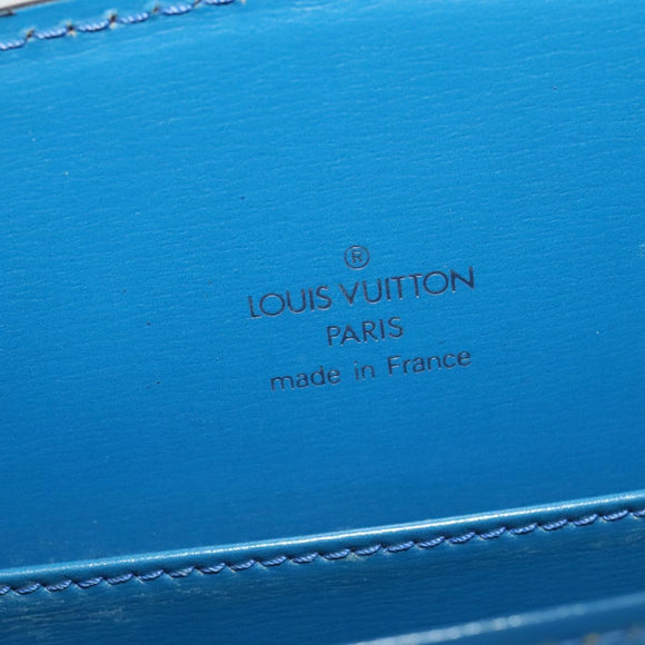 LOUIS VUITTON Epi Capuchin Shoulder Bag Blue M52345 LV Auth 142131