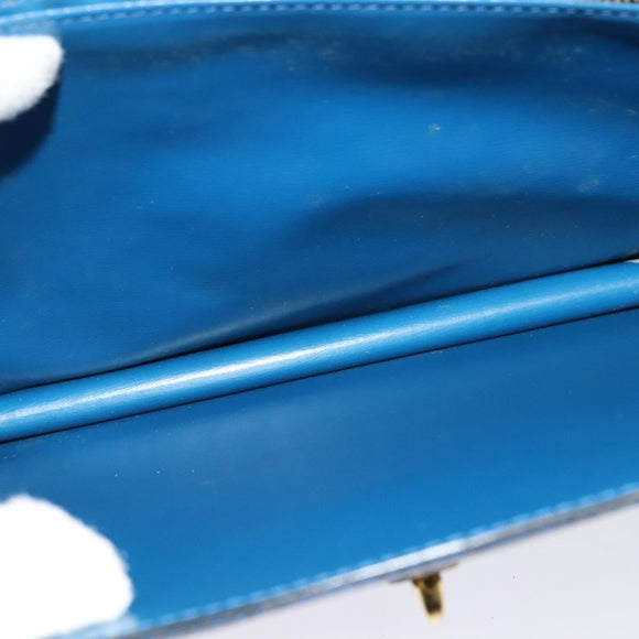 LOUIS VUITTON Epi Capuchin Shoulder Bag Blue M52345 LV Auth 142131