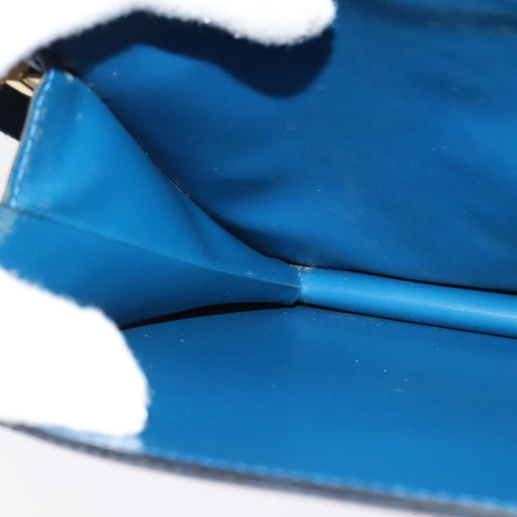 LOUIS VUITTON Epi Capuchin Shoulder Bag Blue M52345 LV Auth 142131