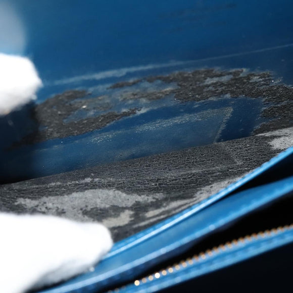 LOUIS VUITTON Epi Capuchin Shoulder Bag Blue M52345 LV Auth 142131