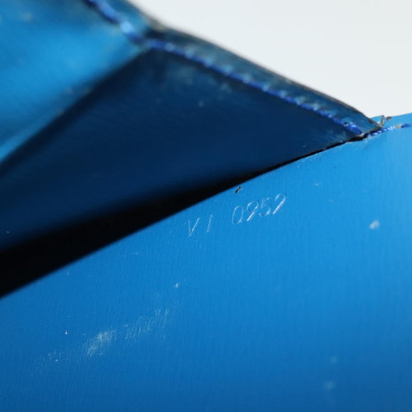 LOUIS VUITTON Epi Capuchin Shoulder Bag Blue M52345 LV Auth 142131