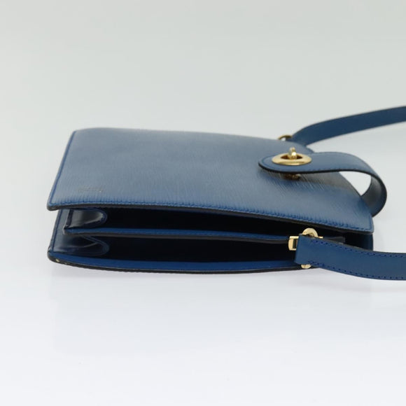 LOUIS VUITTON Epi Capuchin Shoulder Bag Blue M52345 LV Auth 142131