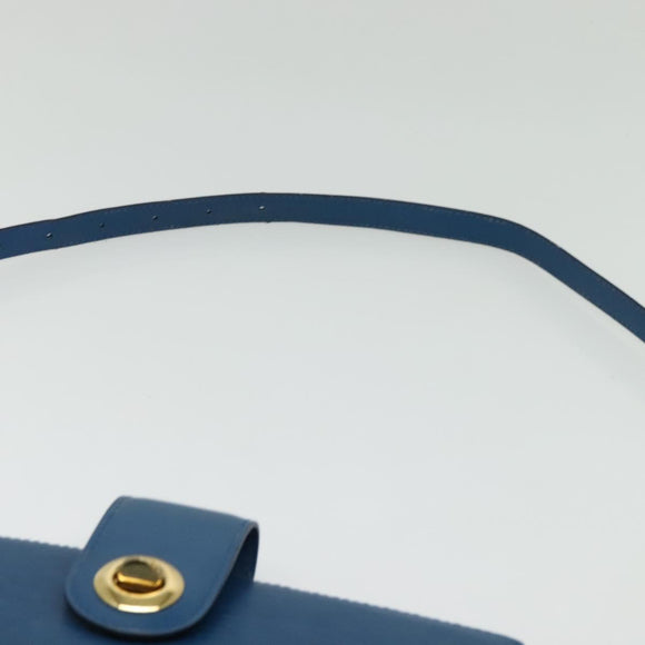 LOUIS VUITTON Epi Capuchin Shoulder Bag Blue M52345 LV Auth 142131