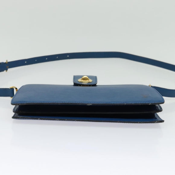 LOUIS VUITTON Epi Capuchin Shoulder Bag Blue M52345 LV Auth 142131