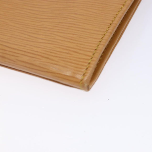 LOUIS VUITTON Epi Jena Clutch Bag Beige M52726 LV Auth 142132