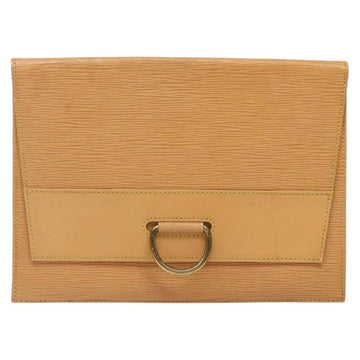 LOUIS VUITTON Epi Jena Clutch Bag Beige M52726 LV Auth 142132 - 0
