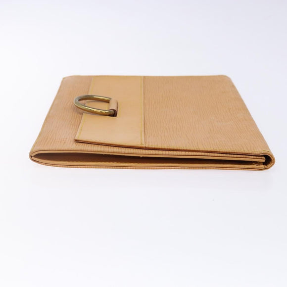 LOUIS VUITTON Epi Jena Clutch Bag Beige M52726 LV Auth 142132