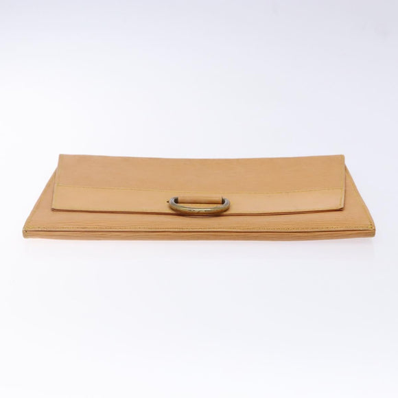 LOUIS VUITTON Epi Jena Clutch Bag Beige M52726 LV Auth 142132