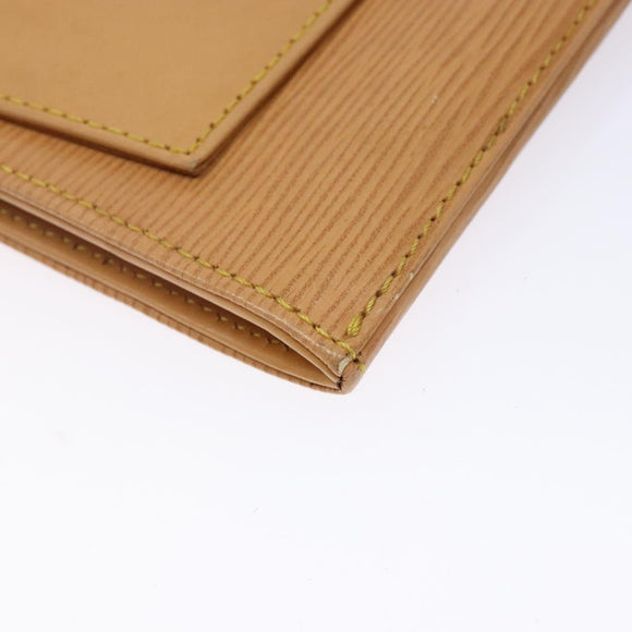 LOUIS VUITTON Epi Jena Clutch Bag Beige M52726 LV Auth 142132