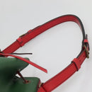 LOUIS VUITTON Epi Petit Noe Shoulder Bag Bicolor Green Red M44147 LV Auth 142133-8