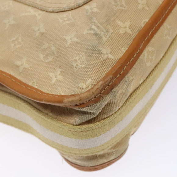 LOUIS VUITTON Monogram Mini Buzas Marie Kate Bag Beige M92323 LV Auth 142135