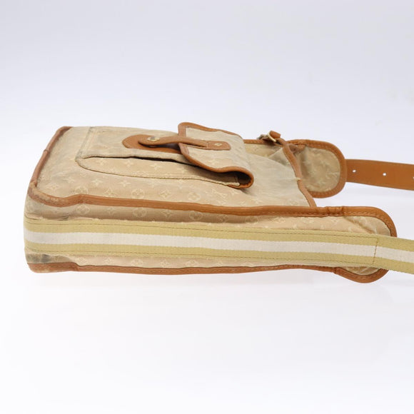 LOUIS VUITTON Monogram Mini Buzas Marie Kate Bag Beige M92323 LV Auth 142135