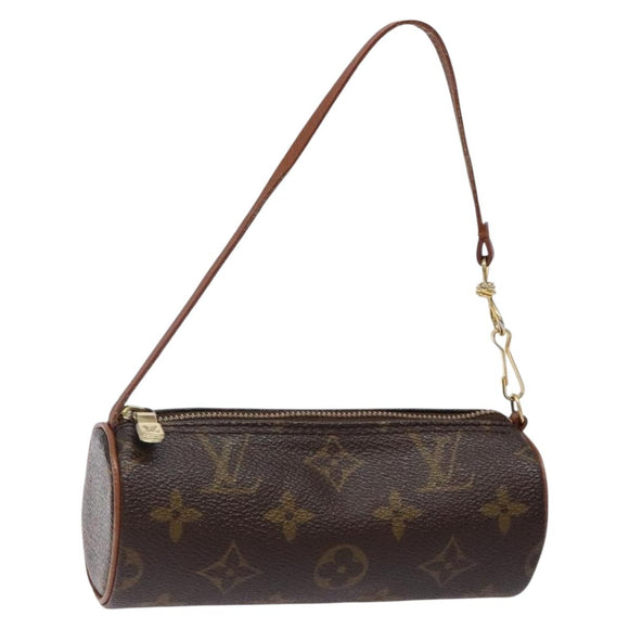 LOUIS VUITTON Monogram Papillon Pouch LV Auth 142143