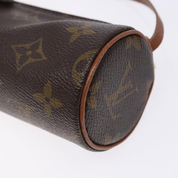 LOUIS VUITTON Monogram Papillon Pouch LV Auth 142143