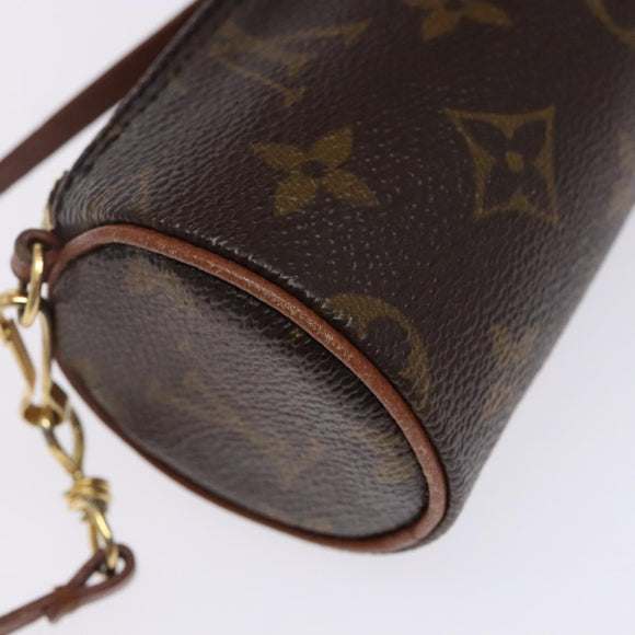 LOUIS VUITTON Monogram Papillon Pouch LV Auth 142143