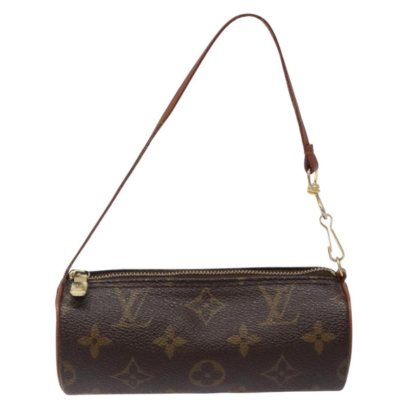 LOUIS VUITTON Monogram Papillon Pouch LV Auth 142143