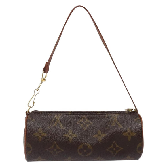 LOUIS VUITTON Monogram Papillon Pouch LV Auth 142143