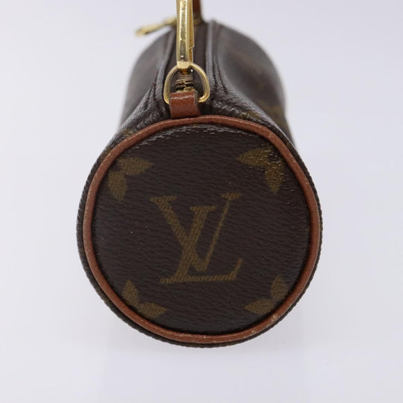 LOUIS VUITTON Monogram Papillon Pouch LV Auth 142143