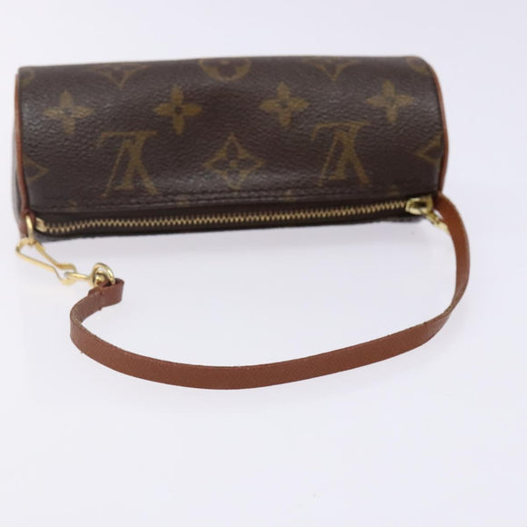 LOUIS VUITTON Monogram Papillon Pouch LV Auth 142143