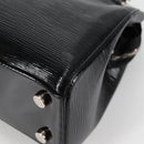LOUIS VUITTON Epi Blair MM Hand Bag 2way Noir Electric M40328 LV Auth 142145V-9