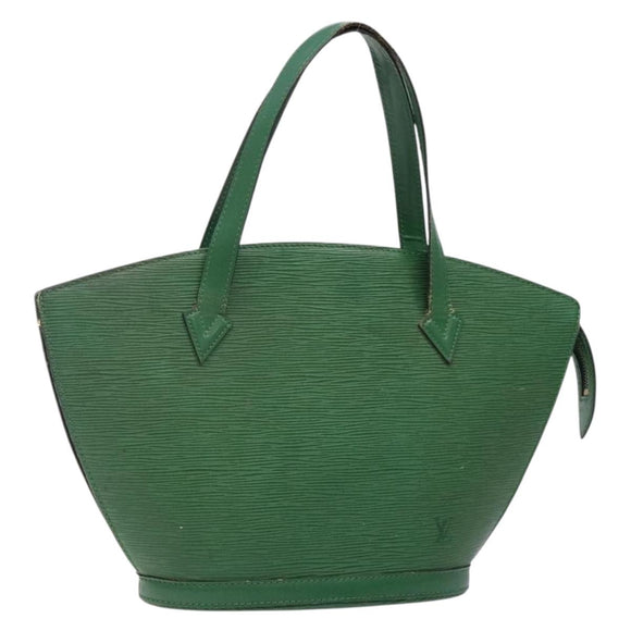 LOUIS VUITTON Epi Saint Jacques Hand Bag Green M52274 LV Auth 142146