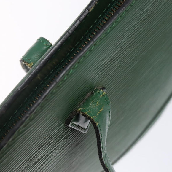 LOUIS VUITTON Epi Saint Jacques Hand Bag Green M52274 LV Auth 142146