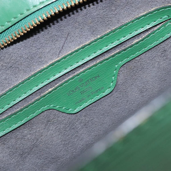 LOUIS VUITTON Epi Saint Jacques Hand Bag Green M52274 LV Auth 142146