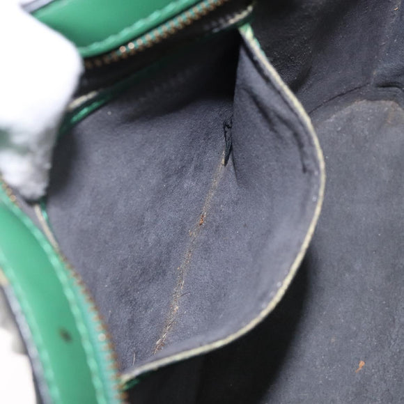 LOUIS VUITTON Epi Saint Jacques Hand Bag Green M52274 LV Auth 142146