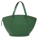 LOUIS VUITTON Epi Saint Jacques Hand Bag Green M52274 LV Auth 142146-2