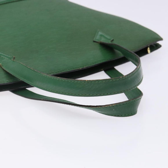 LOUIS VUITTON Epi Saint Jacques Hand Bag Green M52274 LV Auth 142146