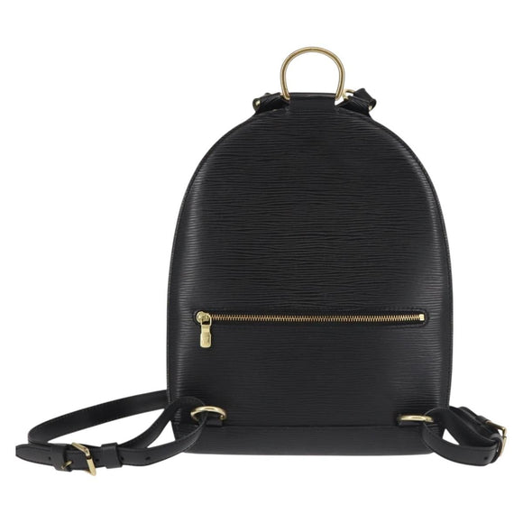 LOUIS VUITTON Epi Mabillon Backpack Black M52232 LV Auth 142147