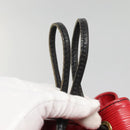 LOUIS VUITTON Epi Petit Noe Shoulder Bag Bicolor Black Red M44017 LV Auth 142148-10