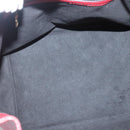 LOUIS VUITTON Epi Petit Noe Shoulder Bag Bicolor Black Red M44017 LV Auth 142148-11